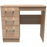 Devon Oak Effect 3 Drawer Vanity Unit (H)795mm (W)930mm (D)415mm