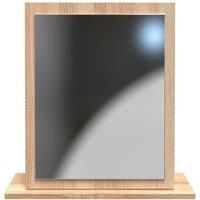 Devon Oak Effect Rectangular Framed Mirror (H)50.5Cm