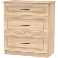 Milton 3 Drawer Deep Chest - Oak