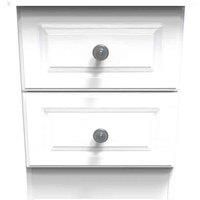 Welcome Furniture Pembrey 2 Drawer Locker - White