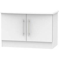 Edina Ready Assembled Compact TV Unit Grey Matt