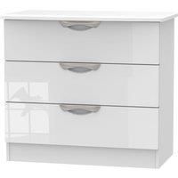 Indices 3 Drawer Chest  White