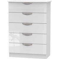 Indices 5Drawer Chest of Drawers  White