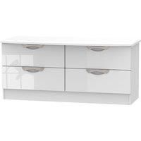 Indices 4 Drawer Bed Box  White