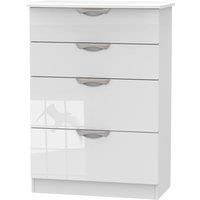 Indices 4 Drawer Deep Chest  White