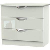 Indices 3Drawer Chest of Drawers  White/Grey