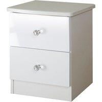 Zodian 2Drawer Chest  White