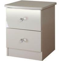 Zodian 2Drawer Chest  Grey