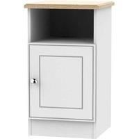Ready Assembled Tilly 1 Door Bedside Cabinet Grey