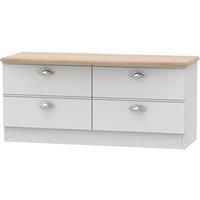 Tilly Ready Assembled 4 Drawer Bed Box Grey