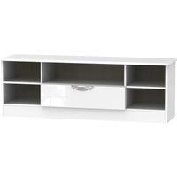 Indices 1-Drawer Large Open TV Unit - White