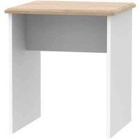 Welcome Furniture Ready Assembled Victoria Lamp Table In White Ash & Oak