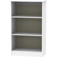 Edina Ready Assembled Bookcase Grey Matt