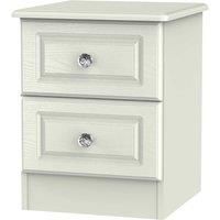 Florence Kaschmir Ash 2 Drawer Bedside Cabinet