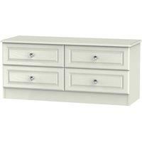 Ready Assembled Lisbon Four Drawer Box Bed Ash
