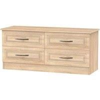 Ready Assembled Devon 4 Drawer Bed Box - Bardolino Oak