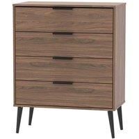 Welcome Furniture Ready Assembled Hirato 3 Drawer Chest - Carini Walnut