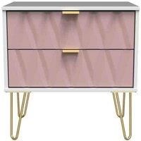 Ice 2 Drawer Midi Chest  Pink