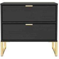 Swift Diego Ready Assembled 2 Drawer Bedside Chest