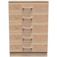 Swift Halton Ready Assembled 5 Drawer Chest