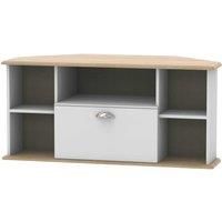 Tilly Ready Assembled Corner TV Unit Grey