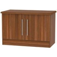 Edina Ready Assembled Compact TV Unit Walnut