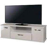 Swift Neptune Ready Assembled Grey High Gloss Tv Unit  Fits Up To 65 Inch Tv