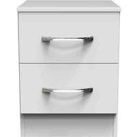 Hampshire 2 Drawer Bedside Cabinet (Ready Assembled)