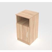 Ready Assembled Coventry 1 Door Bedside Cabinet Bardolino Light Oak