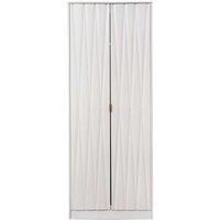 Copenhagen Ready Assembled Two Door Wardrobe White