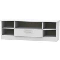 Ready Assembled Fourisse Wide TV Unit Grey Matt