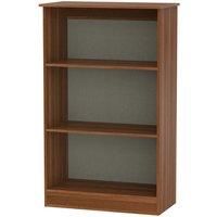 Edina Ready Assembled Bookcase Walnut