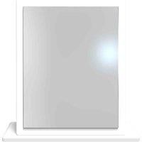 Welcome Furniture Ready Assembled Monaco Mirror In Grey Gloss & White