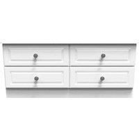 Ready Assembled Pembrey 4 Drawer Bed Box - White