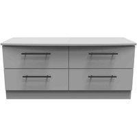 Ready Assembled Finsbury 4 Drawer Bed Box - Dust Grey