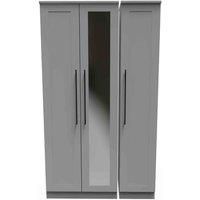 Swift Hayle 3 Door Mirrored Wardrobe