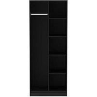 Swift Cube Ready Assembled Open Shelf Unit - Black