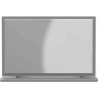 Welcome Furniture Ready Assembled Haworth Large Mirror In Dusk Grey