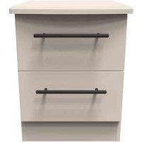Ready Assembled Finsbury 2 Drawer Locker - Kashmir Matt