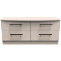 Welcome Furniture Ready Assembled Finsbury 4 Drawer Bed Box - Kashmir Matt