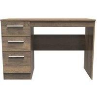 Ready Assembled Indices Desk - Vintage Oak