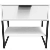 Ready Assembled Copenhagagen Single 1 Drawer Locker (diego) - White