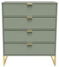 Messina 4 Drawer Chest - Green