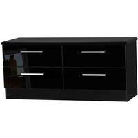 Ready Assembled Fourrisse 4 Drawer Bed Box - Black Gloss