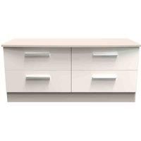 Ready Assembled Fourrisse 4 Drawer Bed Box - Kashmir Gloss