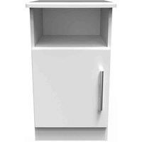 Ready Assembled Fourrisse Open Drawer Locker - White Matt