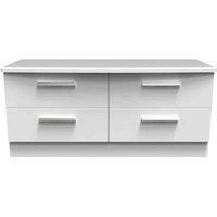 Ready Assembled Fourrisse 4 Drawer Bed Box - White Matt