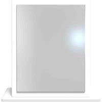 Ready Assembled Barquero Small Mirror - White Matt