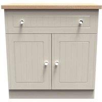 Ready Assembled Wilcox 1 Drawer Sideboard - Kashmir Ash and Oak