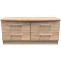 Welcome Furniture Ready Assembled Sherwood 4 Drawer Bed Box In Bardolino Oak